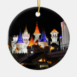 Adorno De Cerámica Las Vegas Castle Hotel Gaming Vegas City Colorous