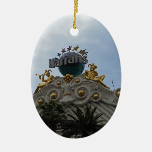 Adorno De Cerámica Las Vegas de Harrah (Frente)