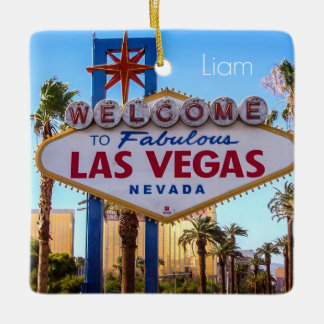 Adorno De Cerámica Las Vegas Personalizado Personalizado