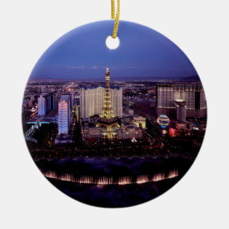 Adorno De Cerámica Las Vegas por la noche 3