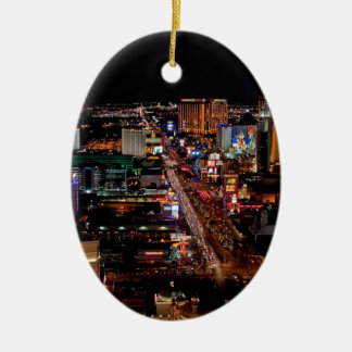 Adorno De Cerámica Las Vegas por noche
