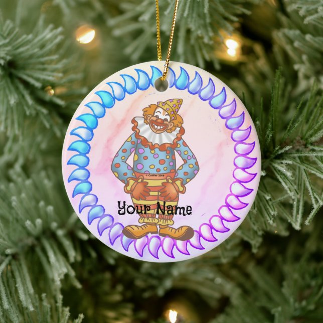 Adorno De Cerámica Laugh Clown (Árbol)