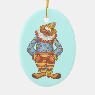Adorno De Cerámica Laugh Clown