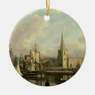 Adorno De Cerámica Lavabo del muelle de George, Liverpool, 1797