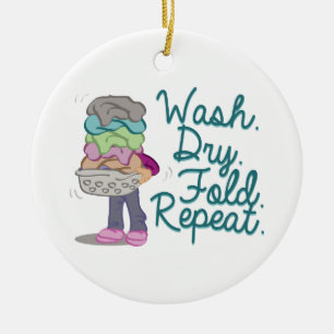 Adorno De Cerámica Lavado del lavadero