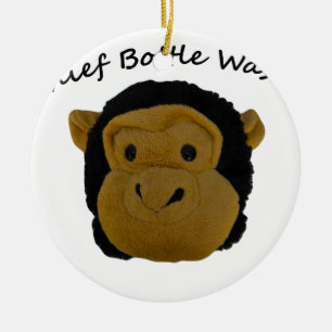 Adorno De Cerámica Lavadora de botellas jefe