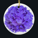 Adorno De Cerámica Lavanda lila púrpura Hidrangeas flores púrpuras<br><div class="desc">Hermosa elegancia y elegancia son las hortensias púrpura de lavanda, esta belleza viene de mis jardines de flores de patio trasero. ¡Hace una gran idea de regalo para ese amante de las flores! Mira otros productos con esta imagen en mis colecciones! Si no ves lo que necesitas, ¡la imagen es...</div>