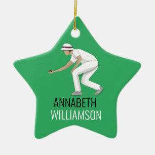 Adorno De Cerámica Lawn Bowls