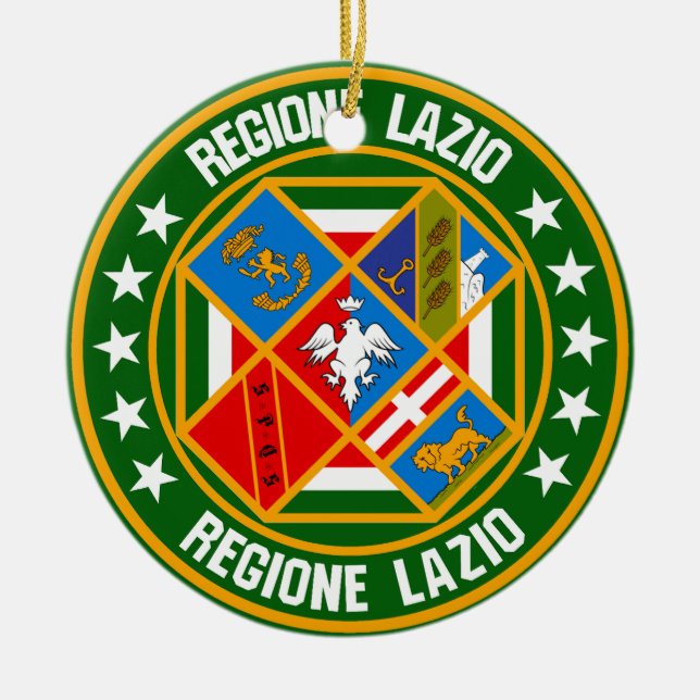 Adorno De Cerámica Lazio (Frente)