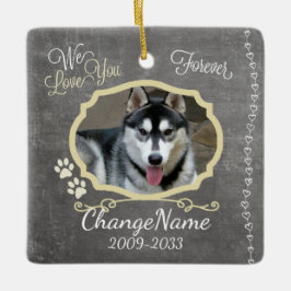 Adorno De Cerámica Le amamos perseguimos para siempre el recuerdo