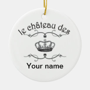 Adorno De Cerámica le chateau des SU NOMBRE v.2
