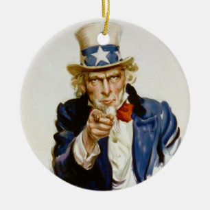 Adorno De Cerámica Le quiero para el ejército americano De James