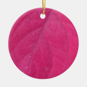 Adorno De Cerámica Leaf morado