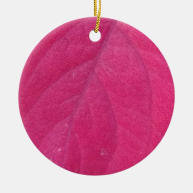 Adorno De Cerámica Leaf morado (Frente)