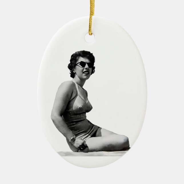 Adorno De Cerámica Leatrice Ornament (Frente)