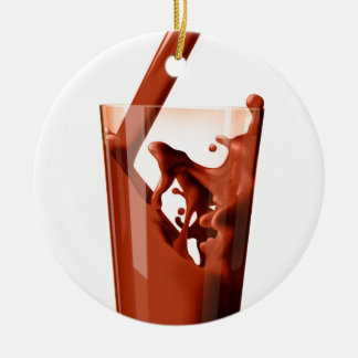 Adorno De Cerámica Leche de chocolate