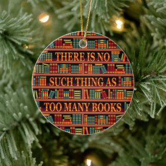 Adorno De Cerámica Lector de escritores Libros Bookaholic Lover Bookw