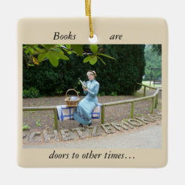 Adorno De Cerámica Lectura de la señora