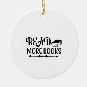 Adorno De Cerámica Leer arte Leer más libros