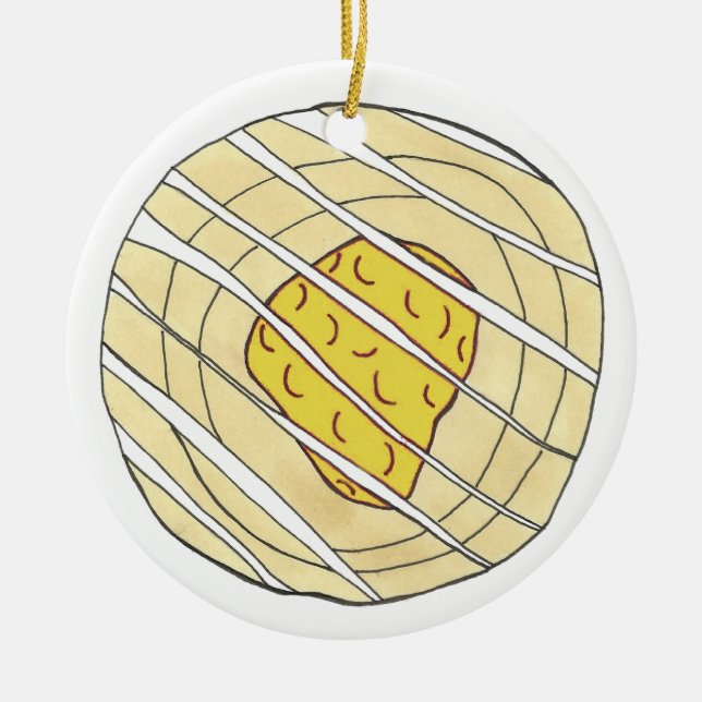 Adorno De Cerámica Lemon Cherry Daniels Desayuno Pastel dulce (Frente)