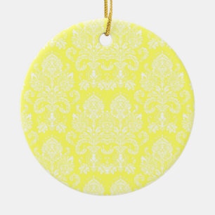 Adorno De Cerámica Lemonade Victorian Damask
