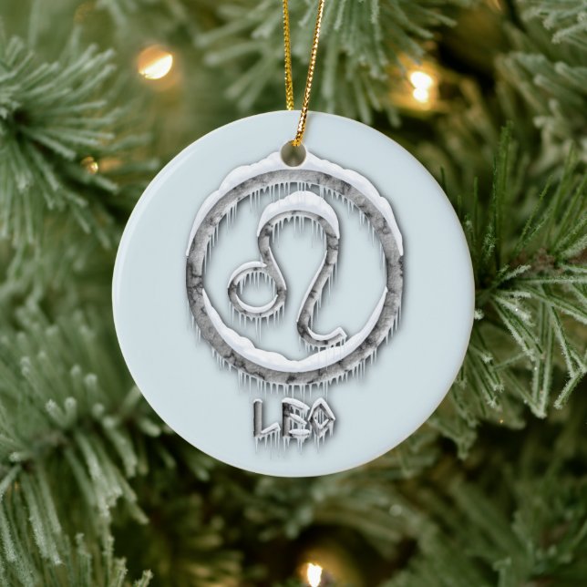 Adorno De Cerámica Leo ártico (Árbol)