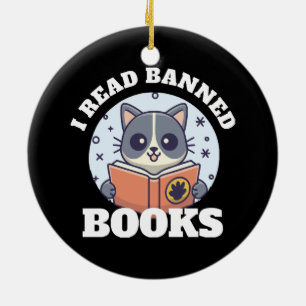 Adorno De Cerámica Leo libros prohibidos
