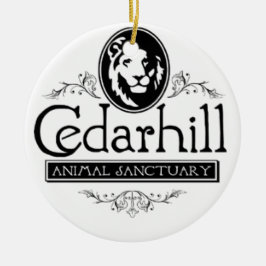 Adorno De Cerámica León de Cedarhill