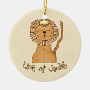 Adorno De Cerámica León de Judah