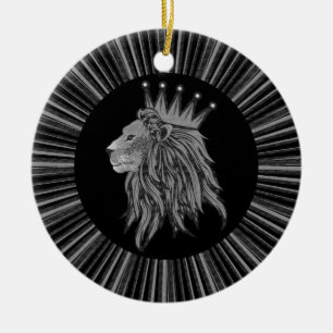 Adorno De Cerámica León - Rey de la jungla