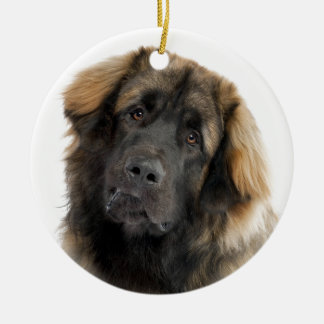 Adorno De Cerámica Leonberger