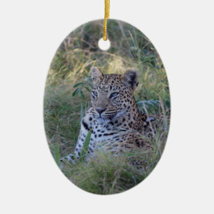 ADORNO DE CERÁMICA LEOPARD 28 BOTSWANA