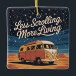 Adorno De Cerámica Less Scrolling, More Living<br><div class="desc">Less Scrolling,  More Living</div>