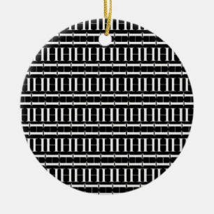 Adorno De Cerámica Letra inicial monograma H