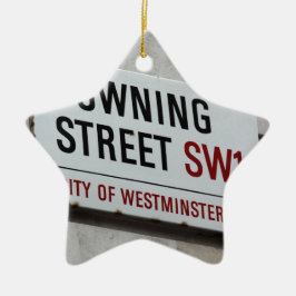 Adorno De Cerámica Letrero de Downing Street