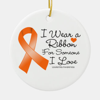 Adorno De Cerámica Leukemia Ribbon Alguien Que Me Ama