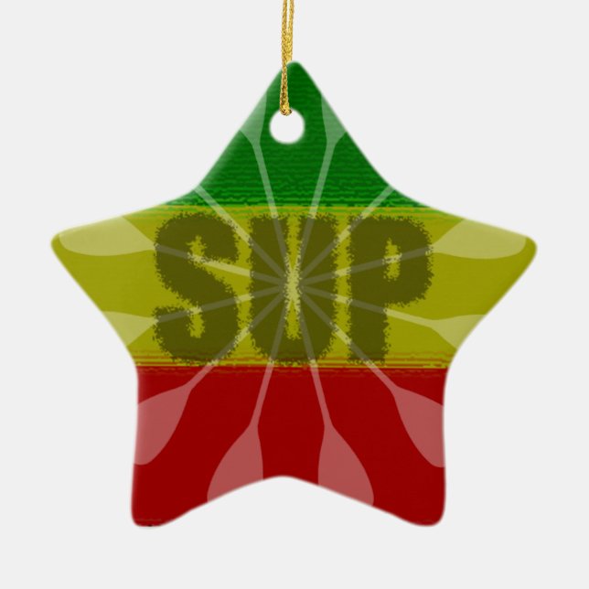 Adorno De Cerámica Levantar la silla de remo, paleta de remo (Frente)