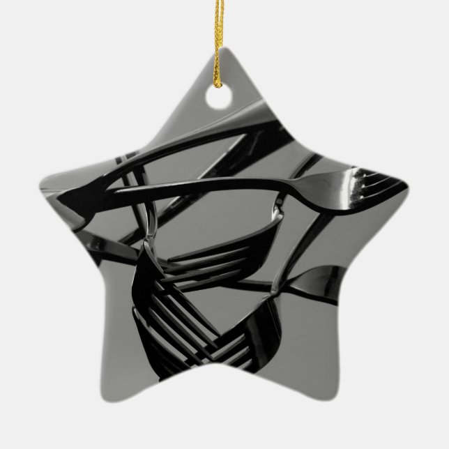 Adorno De Cerámica Levitación de horquilla (Frente)