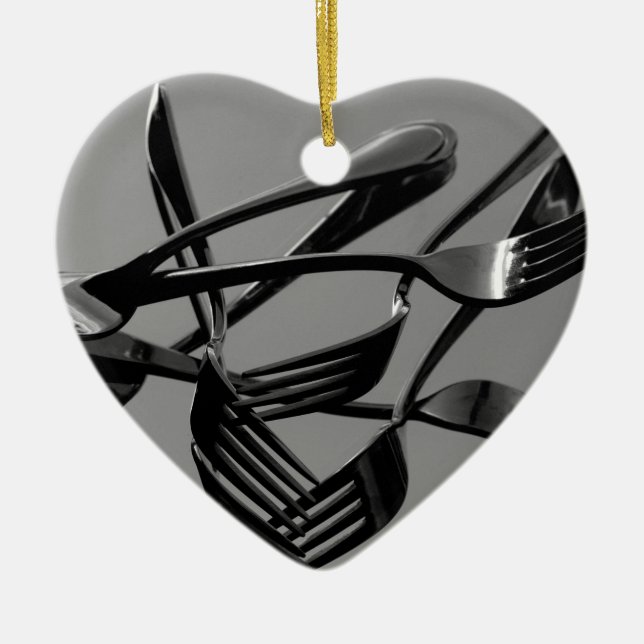 Adorno De Cerámica Levitación de horquilla (Frente)