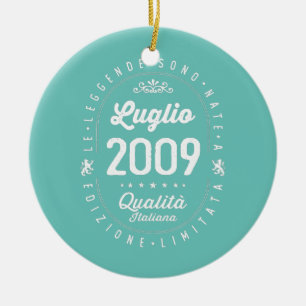 Adorno De Cerámica Leyendas Nacidas En Julio De 2009 13º Cumpleaños 1