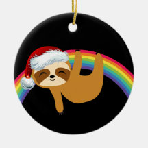 Lgbtq Navidades del Orgullo Sloth