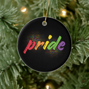 Adorno De Cerámica LGBTQ - Orgullo - Colores arcoiris