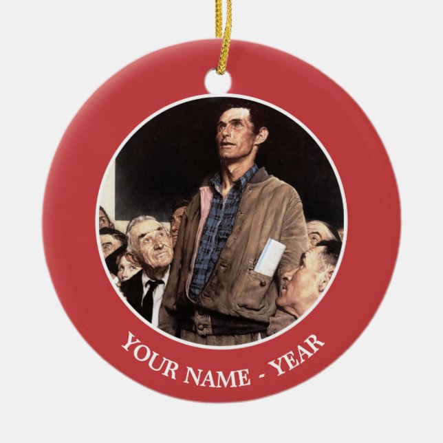 Adorno De Cerámica Libertad De Expresión (Frente)