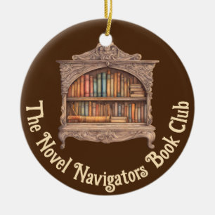 Adorno De Cerámica Librería de cuento de hadas