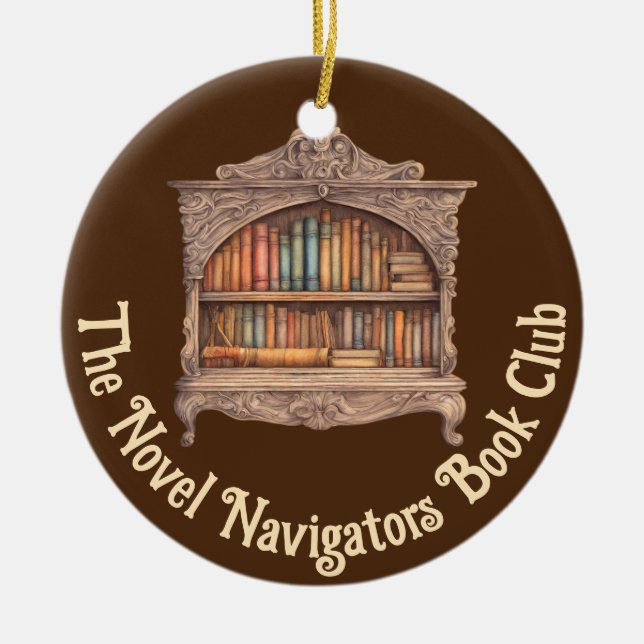 Adorno De Cerámica Librería de cuento de hadas (Frente)