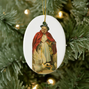 Adorno De Cerámica Libro de cuentos vintage victoriano de Mother Goos