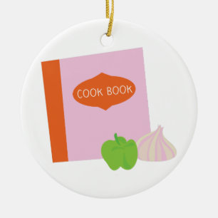 Adorno De Cerámica Libro del cocinero