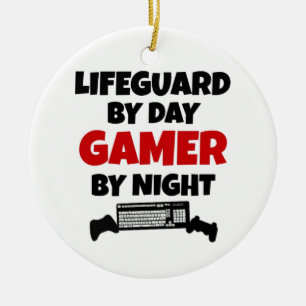 Adorno De Cerámica Lifeguard Gamer
