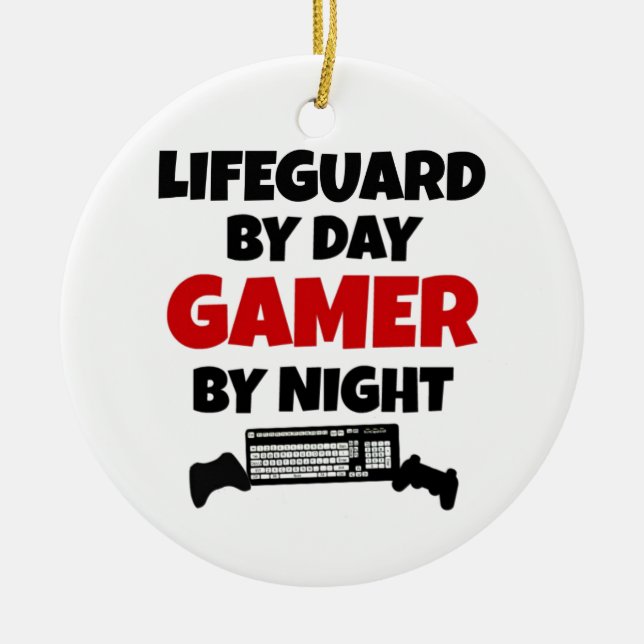 Adorno De Cerámica Lifeguard Gamer (Frente)