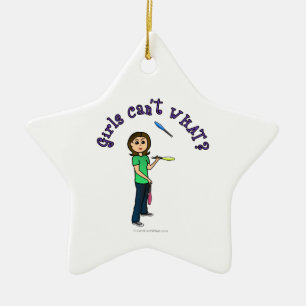 Adorno De Cerámica Ligera contrabandista femenina